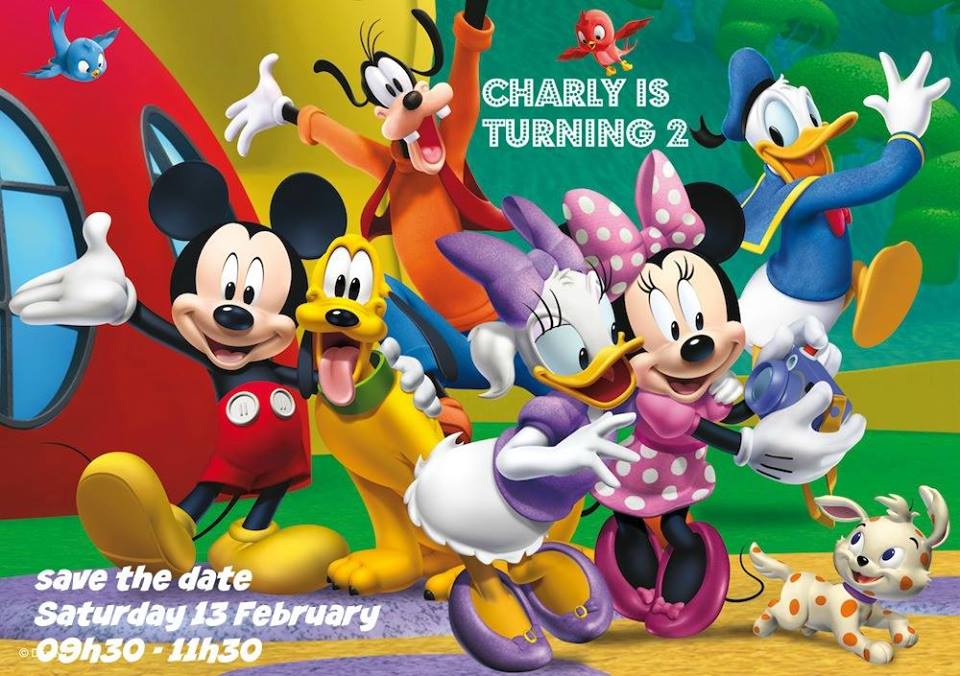 Mickey Mouse Clubhouse Birthday Party invite